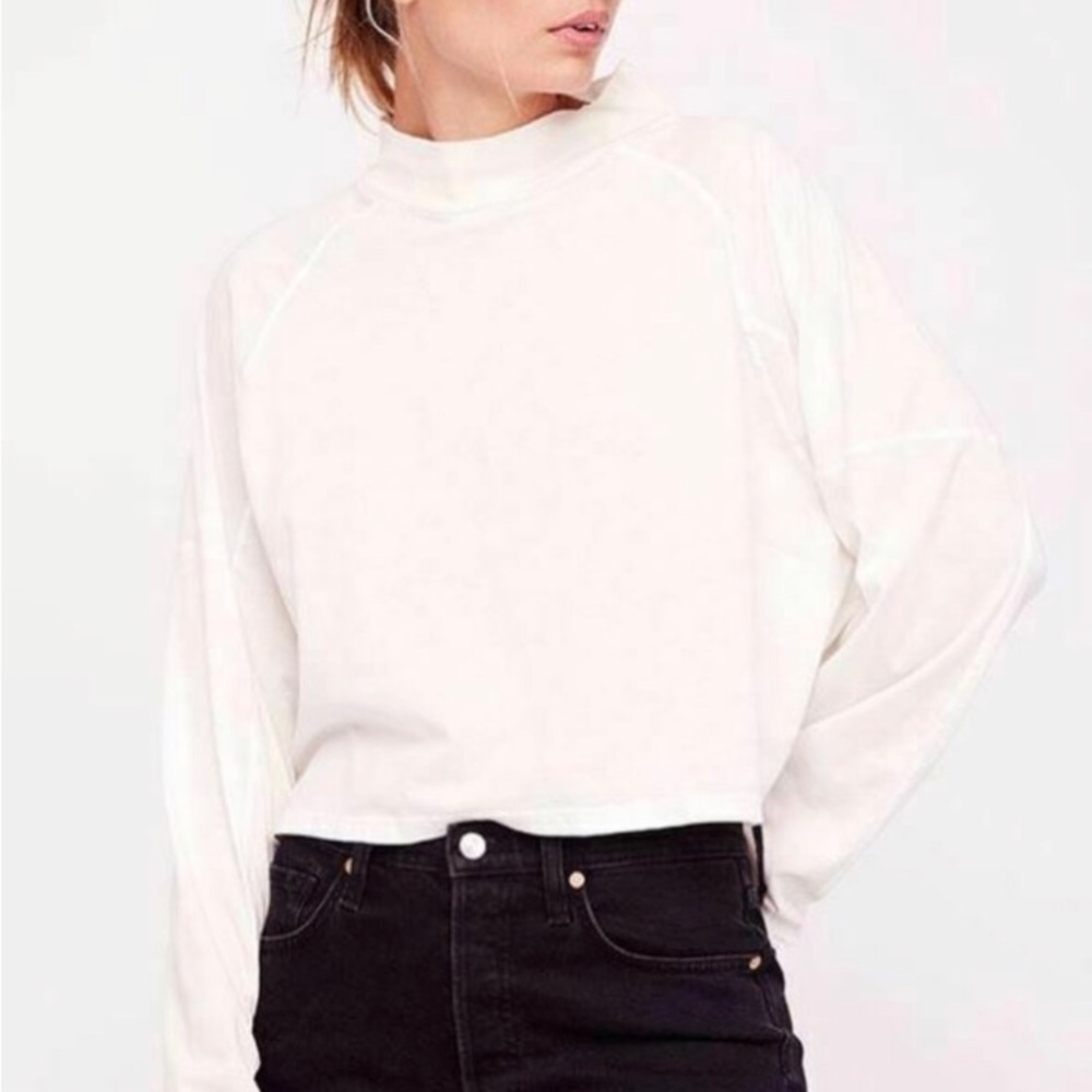 🆕 NWT Free People Jackson Cotton Crop Top